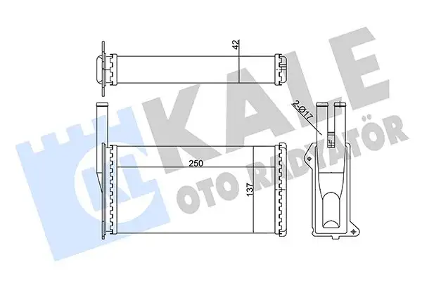 KALE 346760 Kalorifer Radyatörü