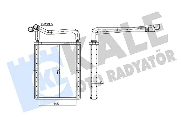 KALE 346765 Kalorifer Radyatörü 971381E001