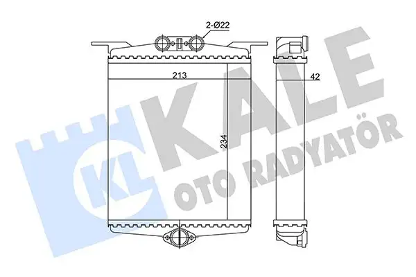 KALE 346810 Kalorifer Radyatörü A1408300561