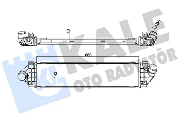 KALE 347000 Turbo Radyatörü