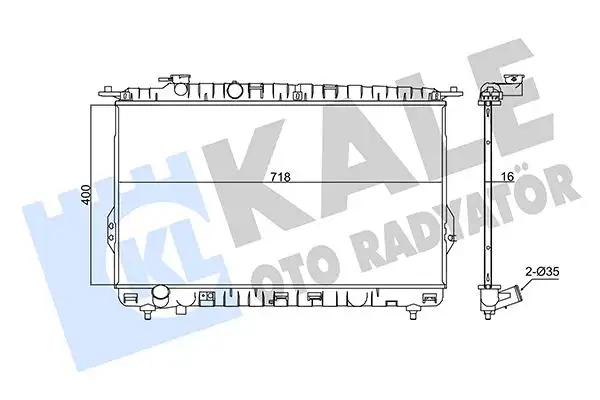 KALE 347810 Radyatör 2531038005