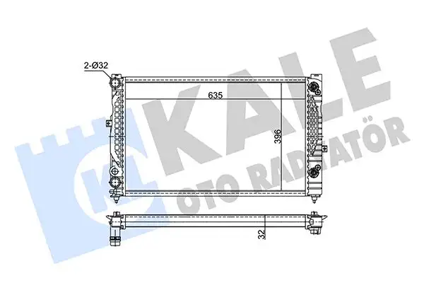 KALE 349240 Radyatör