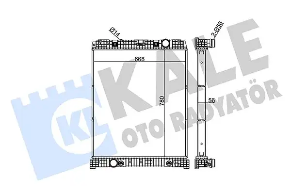 KALE 349380 Radyatör