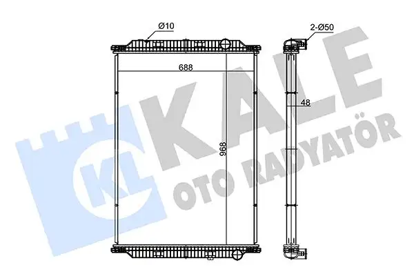 KALE 349410 Radyatör