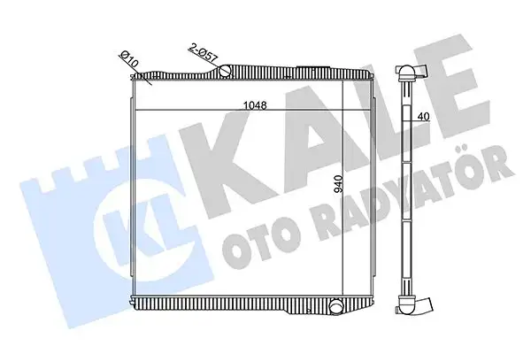KALE 349480 Radyatör 1781365
