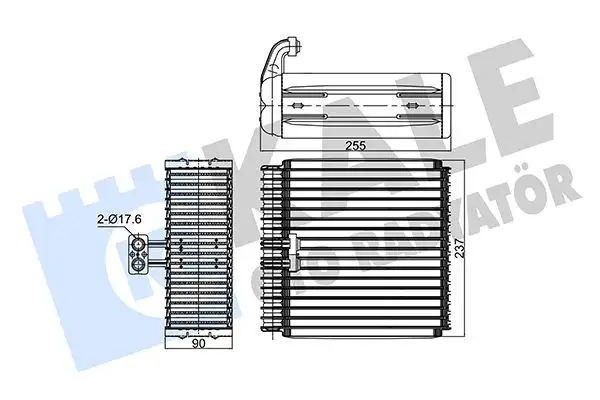 KALE 350080 Klima Radyatörü