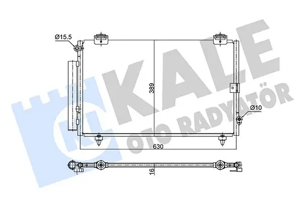 KALE 350685 Klima Radyatörü 8846012540
