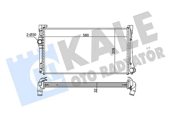 KALE 351265 Radyatör 51708005