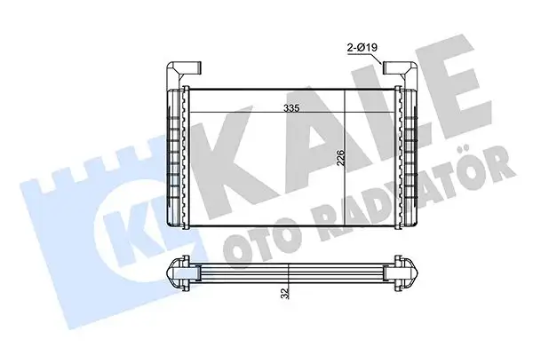 KALE 351725 Kalorifer Radyatörü 5001829118
