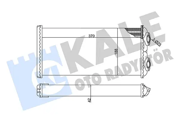 KALE 351735 Kalorifer Radyatörü 81619010067