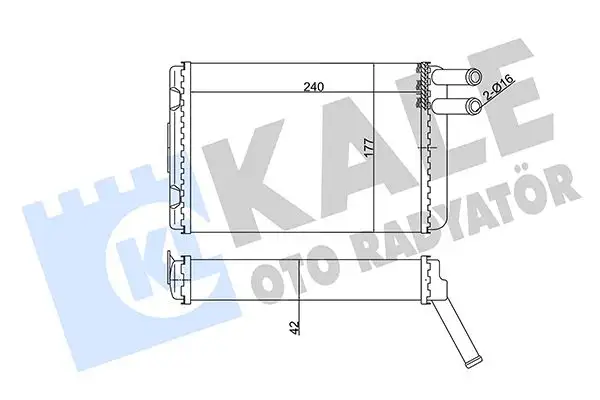 KALE 352050 Kalorifer Radyatörü 1307236
