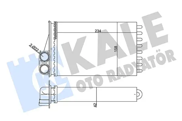 KALE 352055 Kalorifer Radyatörü 6448P9