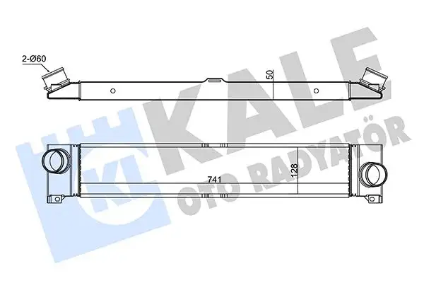 KALE 352345 Turbo Radyatörü 1340763080