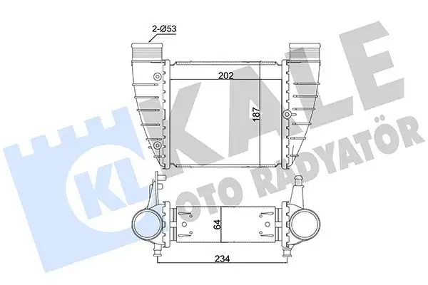 KALE 352370 Turbo Radyatörü 8E0145806Q