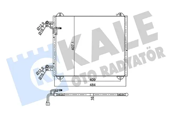 KALE 352615 Klima Radyatörü