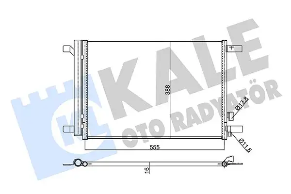 KALE 354020 Klima Radyatörü 5Q0816411BF