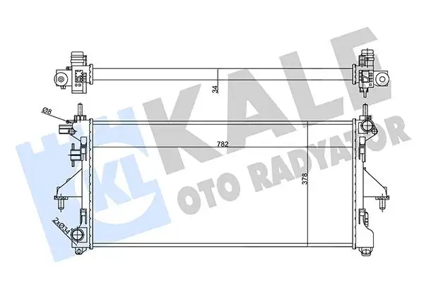 KALE 356455 Radyatör