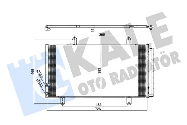 KALE 357365 Klima Radyatörü