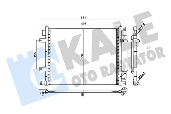 KALE 357730 Klima Radyatörü 921101HS0A