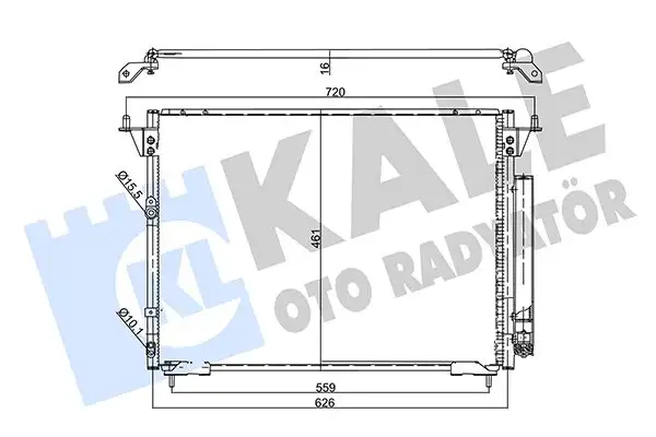 KALE 357895 Klima Radyatörü 8845026140