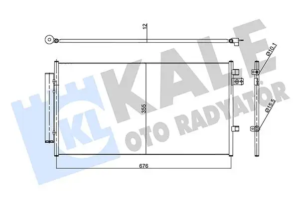 KALE 357960 Klima Radyatörü 51966751