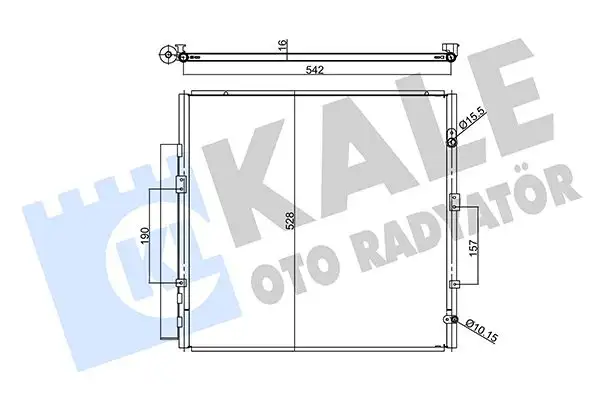 KALE 357995 Klima Radyatörü 8846160160