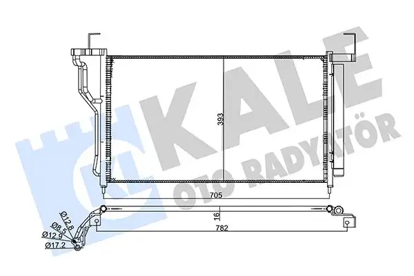 KALE 358085 Klima Radyatörü 976064H000