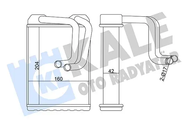 KALE 358615 Kalorifer Radyatörü 79110SM4A01