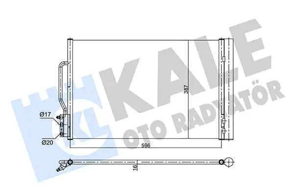 KALE 358710 Klima Radyatörü