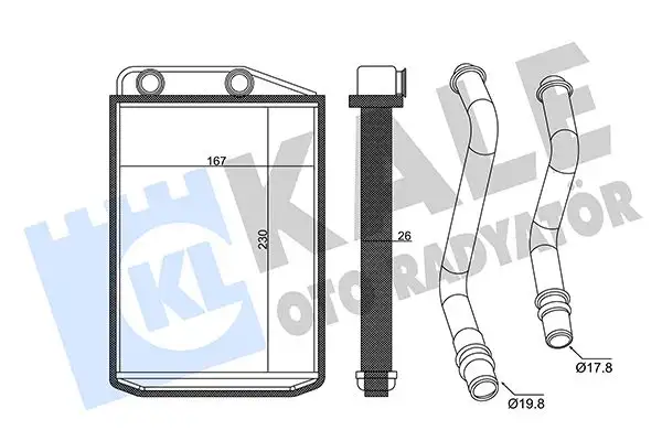 KALE 360335 Kalorifer Radyatörü 77364072