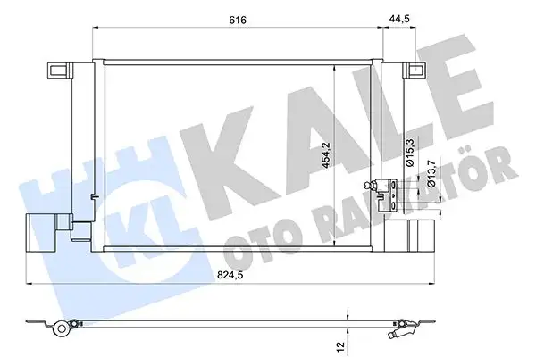 KALE 361275 Klima Radyatörü 4M0816421B