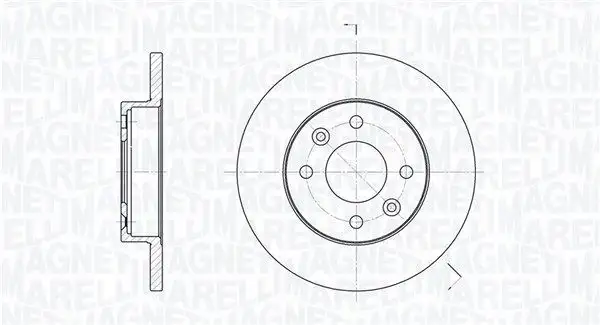 MAGNETI MARELLI 361302040191 Ön Fren Diski