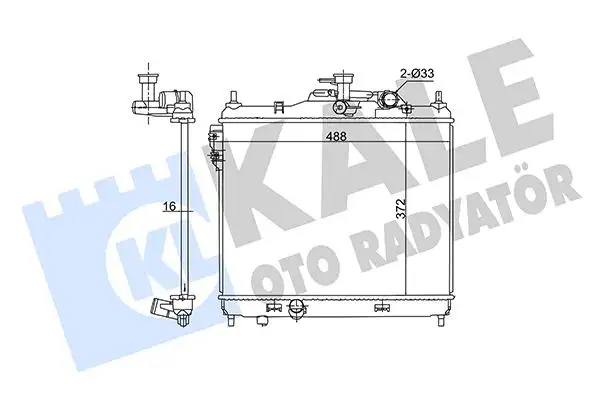 KALE 362710 Radyatör 253101C300