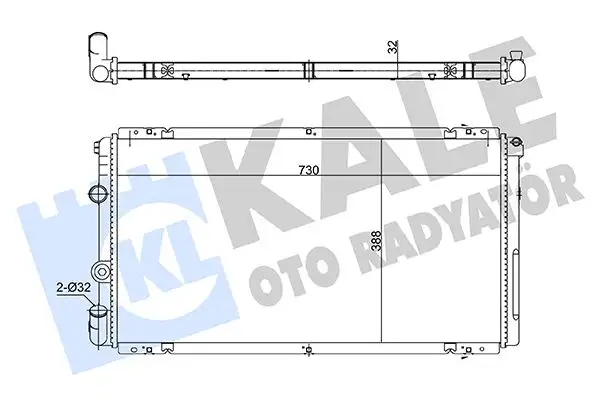 KALE 362735 Radyatör