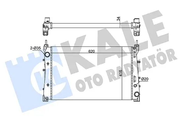 KALE 363110 Radyatör 51785217
