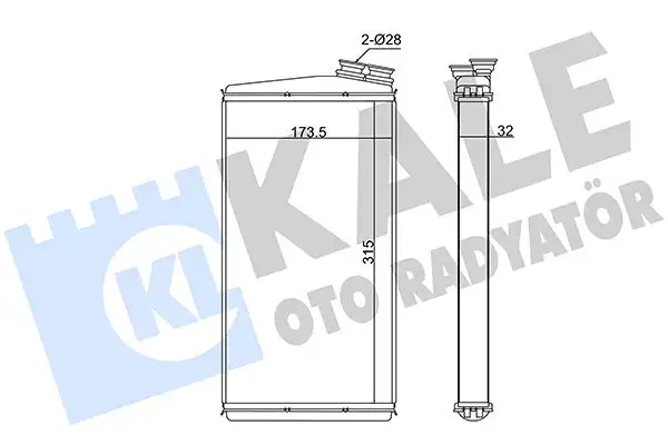 KALE 370555 Kalorifer Radyatörü 7421395999