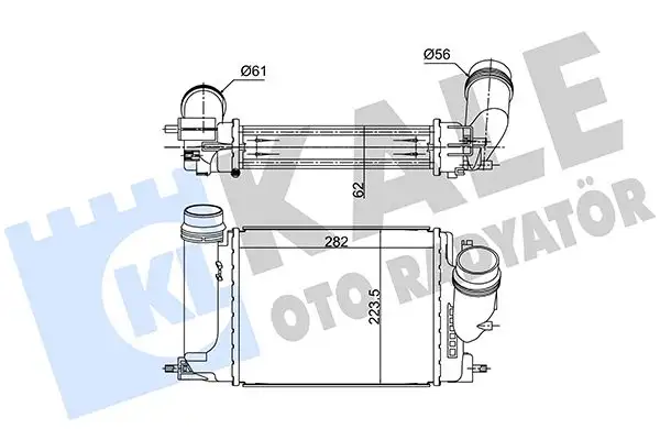 KALE 375705 Turbo Radyatörü 144614BE0A