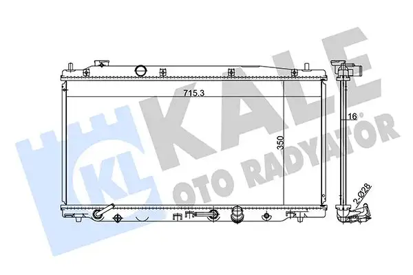 KALE 384000 Radyatör 19010RB1901