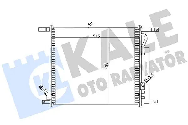 KALE 385200 Klima Radyatörü