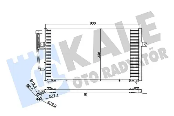 KALE 390400 Klima Radyatörü 4945635