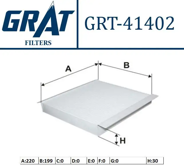GRAT 41402 Polen Filtresi 27891BM400