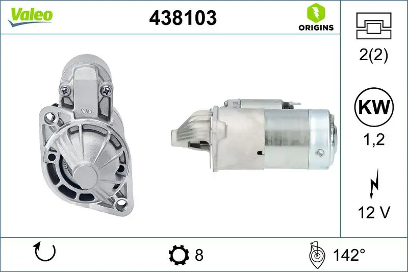 VALEO 438103 Marş Motoru
