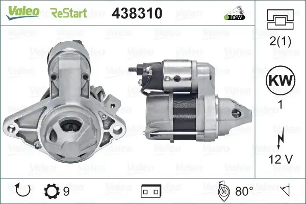 VALEO 438310 Marş Motoru 281000Q170