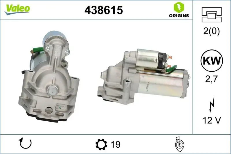 VALEO 438615 Marş Motoru