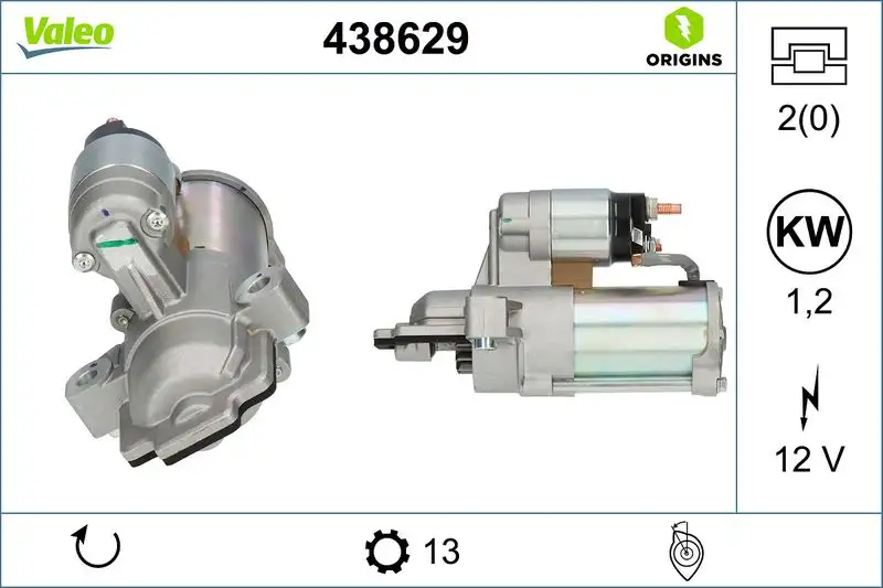 VALEO 438629 Marş Motoru JX6T11000FA