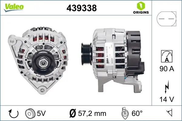 VALEO 439338 Şarj Dinamosu