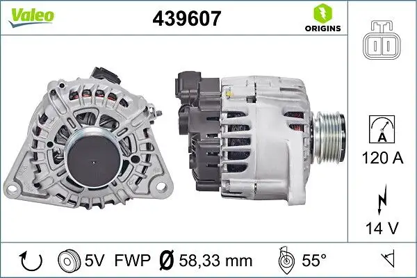 VALEO 439607 Şarj Dinamosu 373002A110