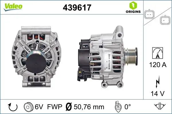 VALEO 439617 Şarj Dinamosu