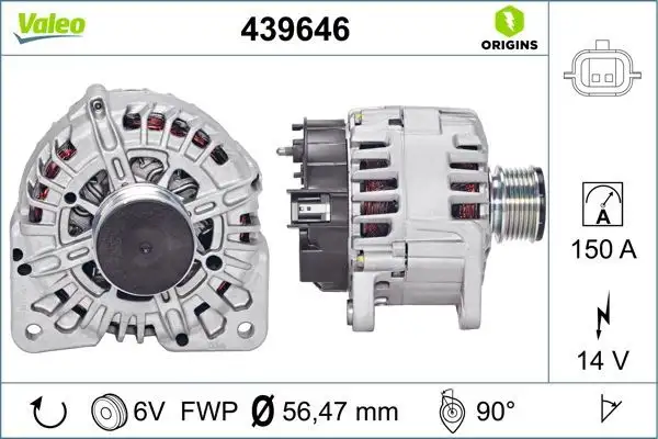 VALEO 439646 Şarj Dinamosu