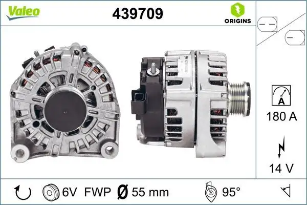 VALEO 439709 Şarj Dinamosu 12318509023